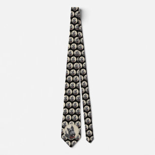 Scottish Terrier Painting - Cute Original Dog Art Tie