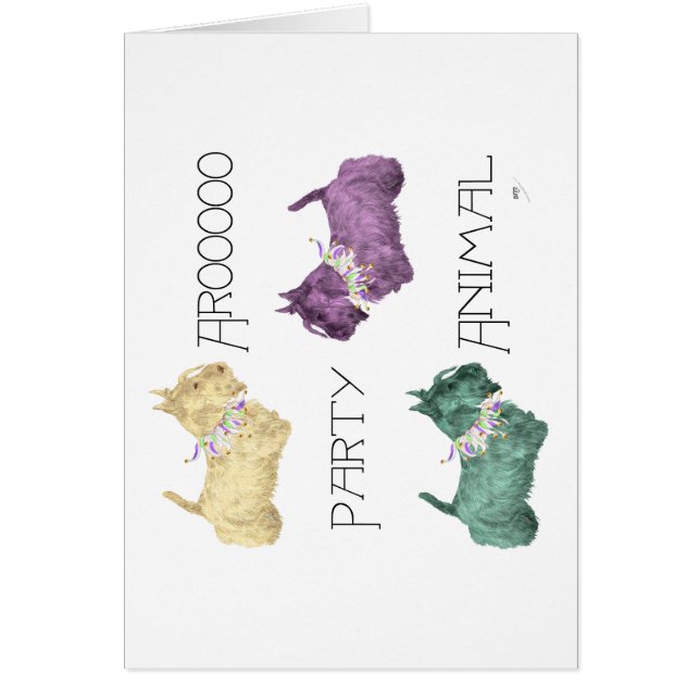 Scottish Terrier Party Animals (Front)