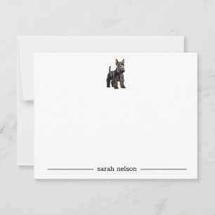 Scottish Terrier Personalized Note Cards