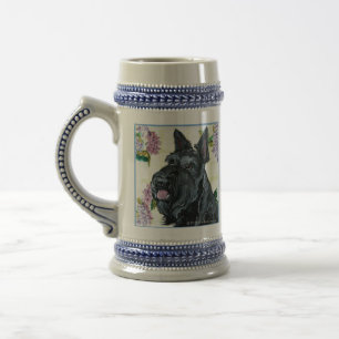 Scottish Terrier Portrait Beer Stein