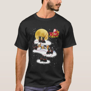 Scottish Terrier Reindeer Christmas 2020 Dog T-Shirt