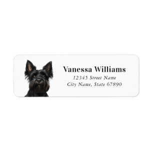 Scottish Terrier Return Address Labels