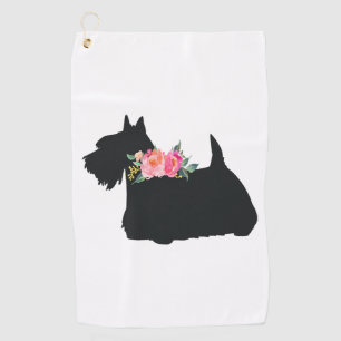 Scottish Terrier Scottie Dog Golf Towel