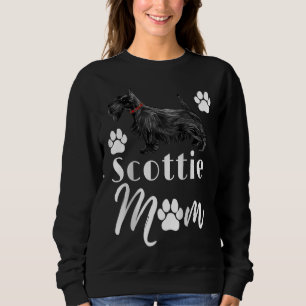 Scottish Terrier Scottie Dog Mom Sweatshirt