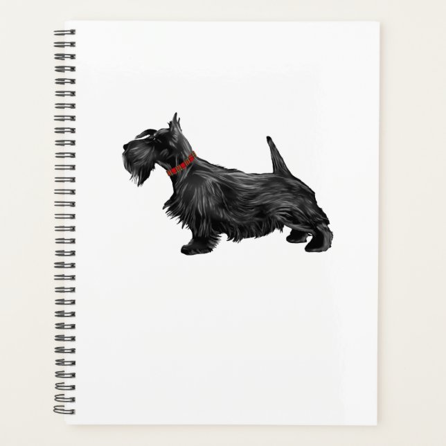 Scottish Terrier Scottie Dog Planner (Front)