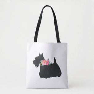 Scottish Terrier Scottie Dog Tote Bag