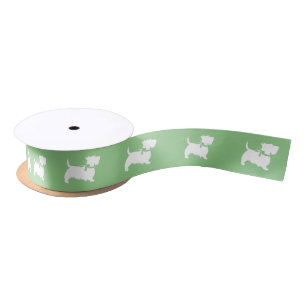 Scottish Terrier Scotty Dog Puppy Scottie Satin Ri Satin Ribbon