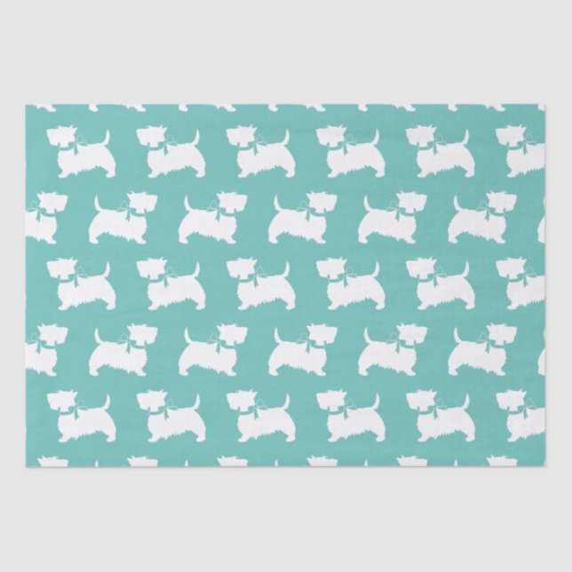 Scottish Terrier Scotty Dog Puppy Scottie Tissue P Tissue Paper (Front)