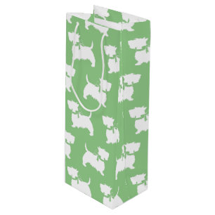 Scottish Terrier Scotty Dog Puppy Scottie Wine Gif Gift Bag