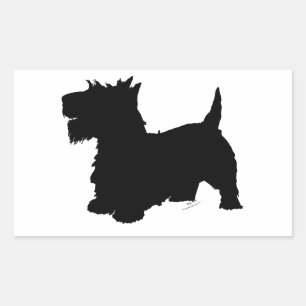 Scottish Terrier Silhouette Sticker