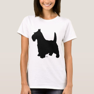 Scottish Terrier Silhouette T-Shirt