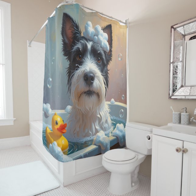 Scottish Terrier Sloppy Sleepy Cute Funny  (In Situ)