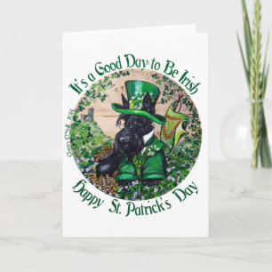Scottish Terrier St. Patrick's Day Card