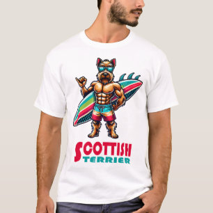 Scottish Terrier Surfer T-Shirt