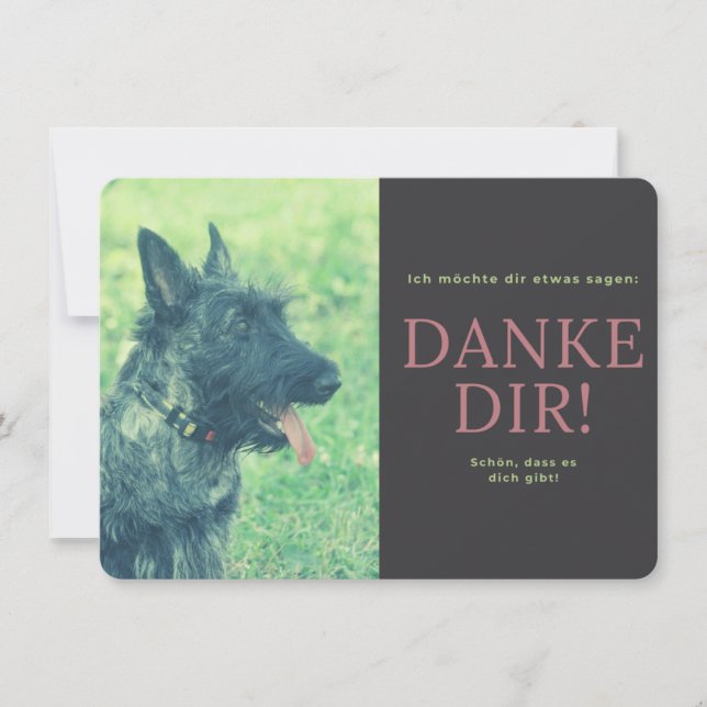 Scottish Terrier Thank You Card (Front)