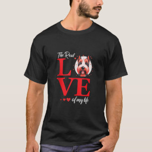 Scottish Terrier The Real Love Of My Life Valentin T-Shirt