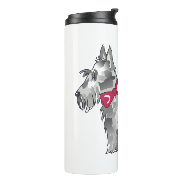 Scottish Terrier Thermal Tumbler (Rotated Left)