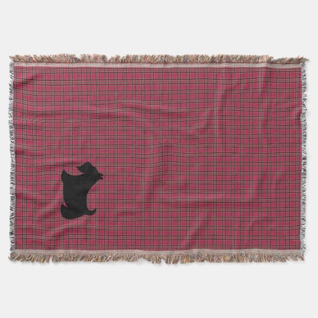 Scottish Terrier Throw Blanket (Front)