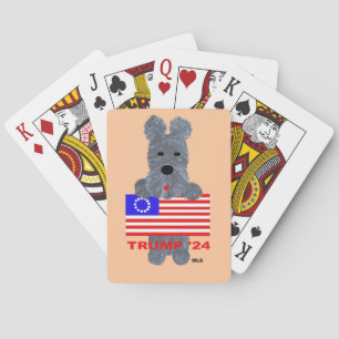 Scottish Terrier/Trump '24 Playing cards. Playing Cards