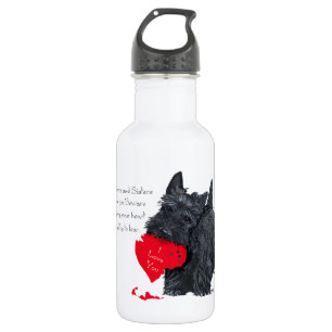Scottish Terrier Valentine 532 Ml Water Bottle