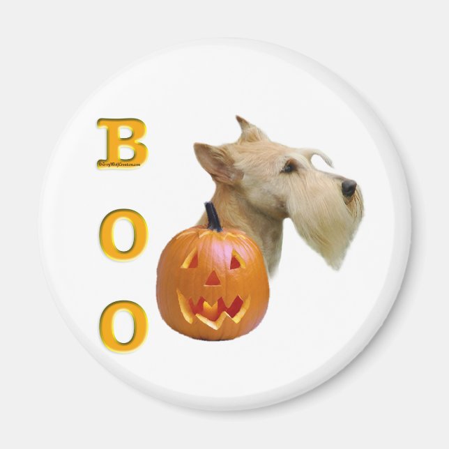 Scottish Terrier (wheaten) Boo Magnet (Front)