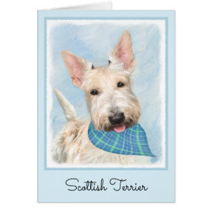 Scottish Terrier Wheaten Dog Painting Art original