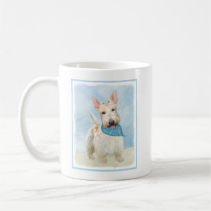 Scottish Terrier Wheaten Dog Painting Original Art Coffee Mug