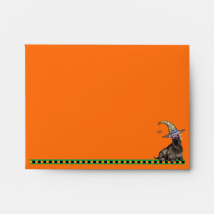 Scottish Terrier Witch Envelope