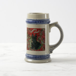 Scottish Terrier Xmas Beer Stein