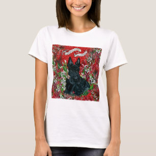 Scottish Terrier Xmas T-Shirt