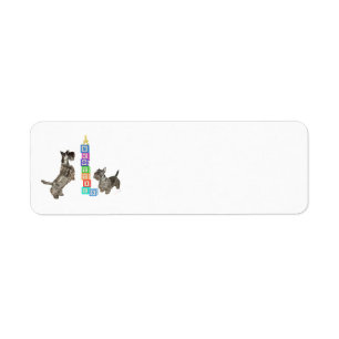 Scottish Terriers Alphabet Blocks