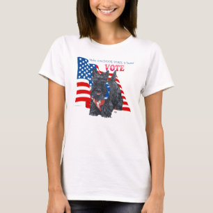 Scottish Terriers Getting out the Vote T-Shirt