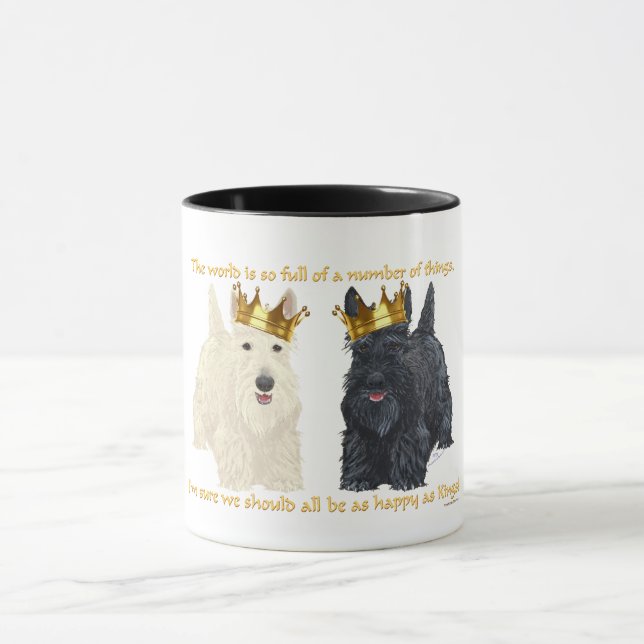 Scottish Terriers Happy Thoughts Mug (Center)