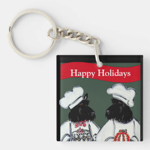 Scottish Terriers Keychain
