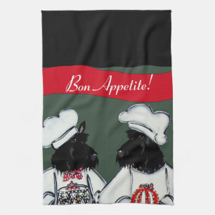 Scottish Terriers Kitchen Towel