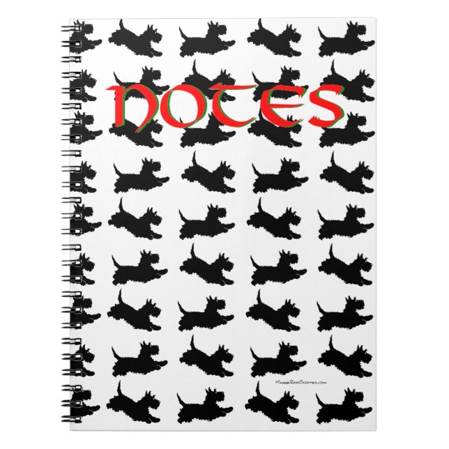 Scottish Terriers Notebook (Front)