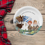 Scottish Themed Birthday Party Paper Plate<br><div class="desc">Starting with a fabulous, printed invitation, set the tone with a unique design then carry the theme through the entire event. Your event will be picture perfect from beginning to end with special little extras. At the party, consider personalized party favours for an extra special touch. Dive into a world...</div>