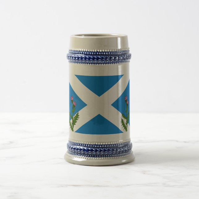 Scottish thistle beer stein (Center)