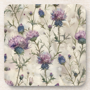 Scottish Thistle design Coaster