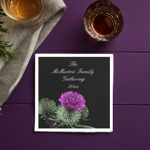 Scottish Thistle Family Gathering Napkin