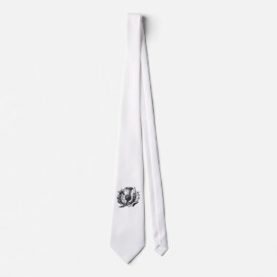 Scottish Thistle Graphic Tie