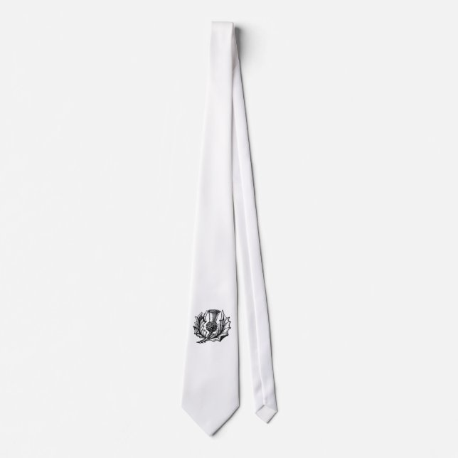 Scottish Thistle Graphic Tie (Front)