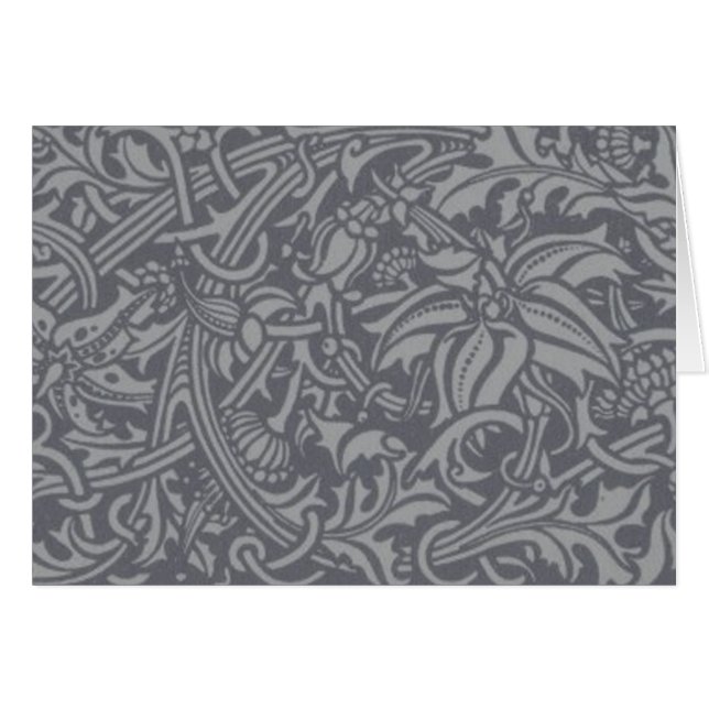 Scottish Thistle Knot William Morris Style (Front Horizontal)