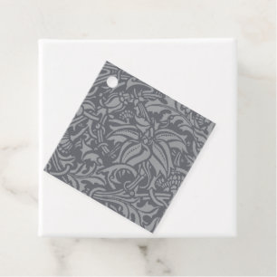 Scottish Thistle Knot William Morris Style Favour Tags