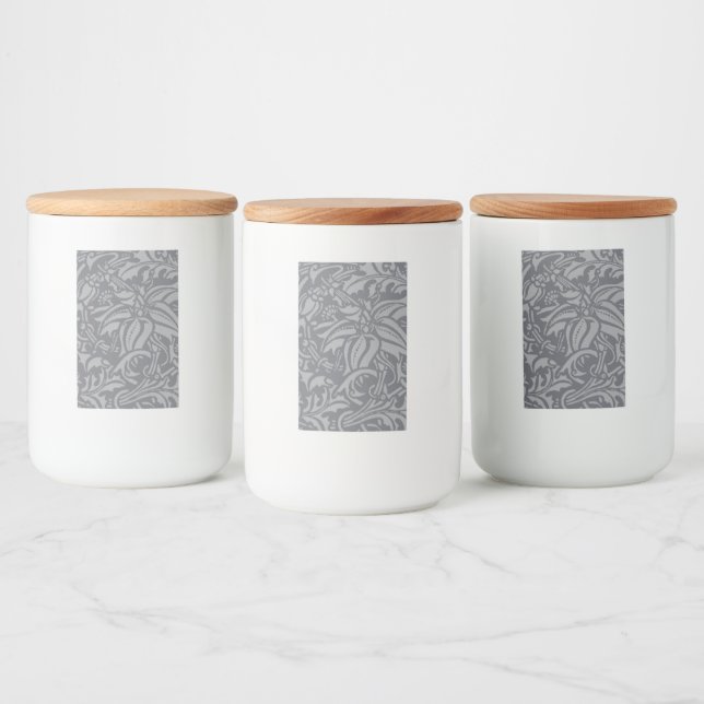 Scottish Thistle Knot William Morris Style Food Label (Bottles)