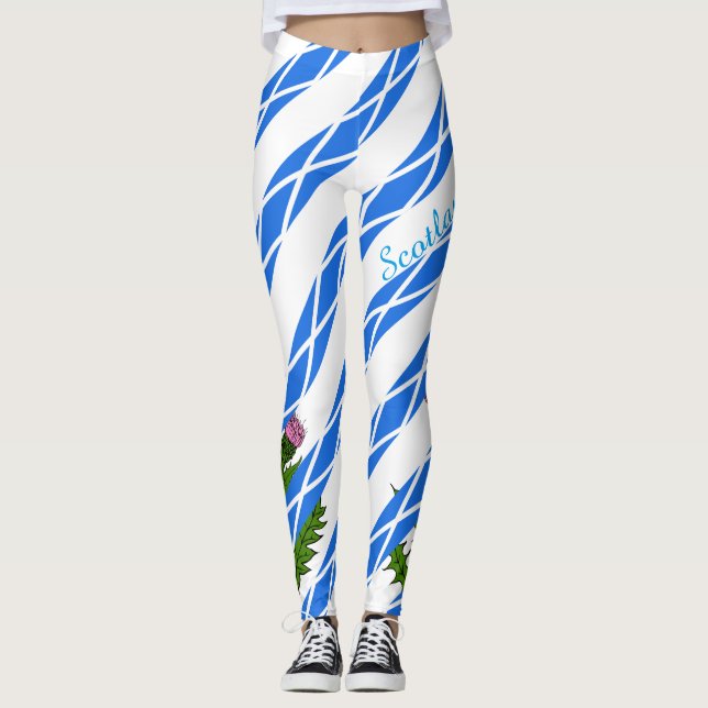 Scottish thistle leggings (Front)