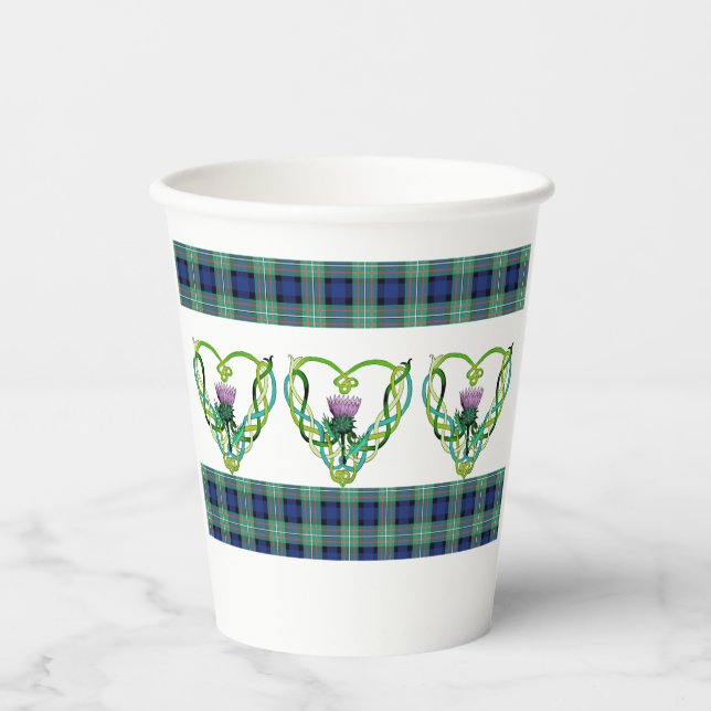 Scottish Thistle paper cup (Front)
