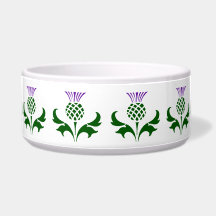 Scottish Thistle Pet Bowl