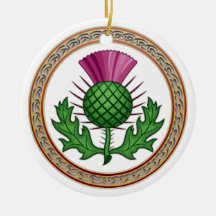 Scottish Thistle Symbol Badge