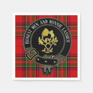 Scottish Toast or Your Text Napkins